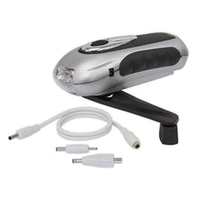 Load image into Gallery viewer, Sealey Wind-Up Torch 3 LED Rechargeable
