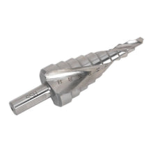 Load image into Gallery viewer, Sealey HSS 4341 Step Drill Bit 4-22mm Spiral Flute

