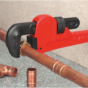 Sealey Pipe Wrench European Pattern 200mm (8") Cast Steel