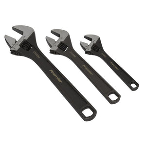 Sealey Adjustable Wrench Set 3pc (Premier)
