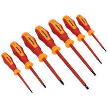 Load image into Gallery viewer, Sealey Screwdriver Set 7pc VDE Approved (Premier)
