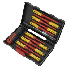 Load image into Gallery viewer, Sealey Screwdriver Set Interchangeable 13pc - VDE Approved (Premier)

