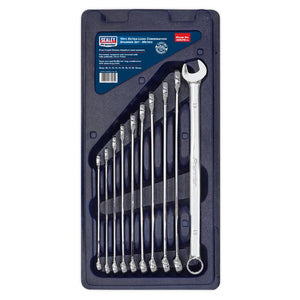 Sealey Combination Spanner Set 10pc Extra-Long - Metric (Premier)