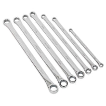 Load image into Gallery viewer, Sealey Double End Ring Spanner Set 7pc Extra-Long Metric (Premier)
