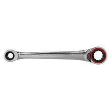 Load image into Gallery viewer, Sealey Ratchet Ring Spanner 4-in-1 Reversible Metric Platinum Series (Premier)
