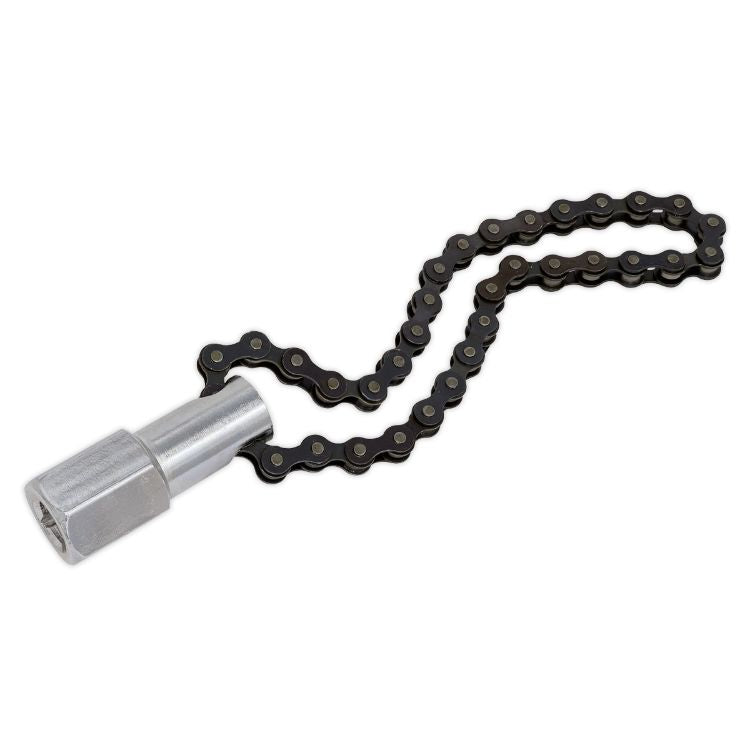 Sealey Oil Filter Chain Wrench 135mm Capacity 1/2