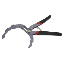 Load image into Gallery viewer, Sealey Oil Filter Pliers Self-Adjusting - Angled
