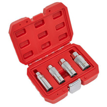 Load image into Gallery viewer, Sealey Spark Plug Socket Set 4pc 3/8&quot; Sq Drive
