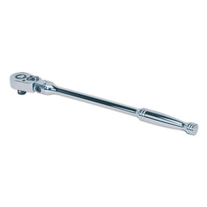 Sealey Ratchet Wrench 3/8" Sq Drive - Flexi-Head 300mm Pear-Head Flip Reverse (Premier)
