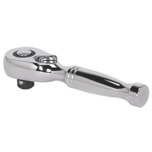 Sealey Stubby Ratchet Wrench 3/8" Sq Drive Pear-Head Flip Reverse (Premier)