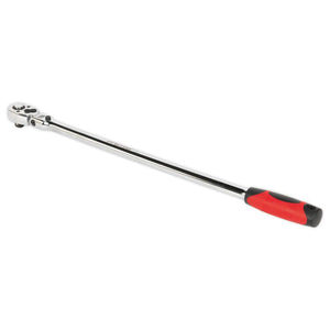 Sealey Ratchet Wrench 1/2" Sq Drive - Flexi-Head Extra-Long 600mm (Premier)