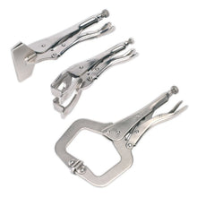 Load image into Gallery viewer, Sealey C-Clamp &amp; Welding Clamp Set 3pc
