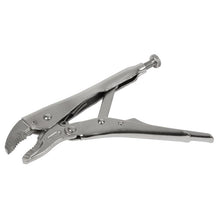 Load image into Gallery viewer, Sealey Locking Pliers Curved Jaws 185mm 0-38mm Capacity
