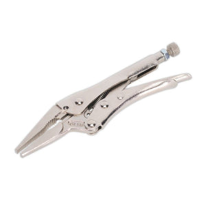 Sealey Locking Pliers Long Nose 170mm 0-50mm Capacity (Premier)