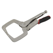 Load image into Gallery viewer, Sealey Locking C-Clamp 280mm 0-90mm Capacity Quick Release (Premier)
