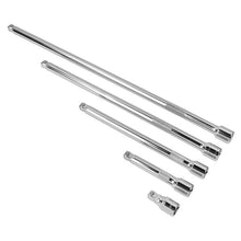 Load image into Gallery viewer, Sealey Wobble Extension Bar Set 5pc 1/2&quot; Sq Drive (Premier)
