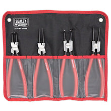 Load image into Gallery viewer, Sealey Internal/External Circlip Pliers Set 4pc 230mm (Premier)

