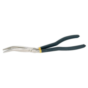Sealey Needle Nose Pliers 280mm Offset Ni-Fe Finish (Premier)