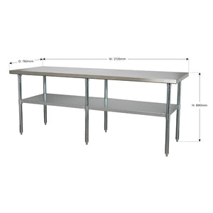 Sealey Stainless Steel Workbench 2.1M