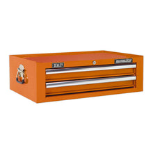 Load image into Gallery viewer, Sealey Toolchest Combination 14 Drawer Ball-Bearing Slides - Orange &amp; 446pc Tool Kit (Premier)
