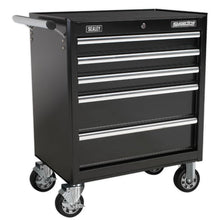 Load image into Gallery viewer, Sealey Rollcab 5 Drawer Ball-Bearing Slides Black
