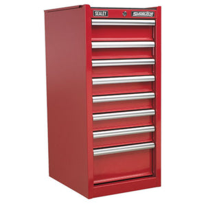 Sealey Hang-On Chest 8 Drawer Ball-Bearing Slides - Red