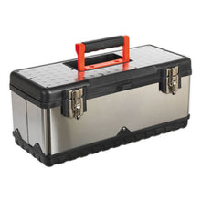 Load image into Gallery viewer, Sealey Stainless Steel Toolbox 505mm, Tote Tray
