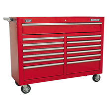 Load image into Gallery viewer, Sealey Toolchest Combination 23 Drawer Ball-Bearing Slides - Red
