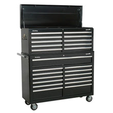 Load image into Gallery viewer, Sealey Toolchest Combination 23 Drawer Ball-Bearing Slides - Black
