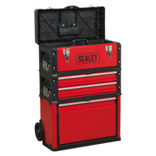 Load image into Gallery viewer, Sealey Mobile Steel/Composite Toolbox - 3 Compartment
