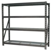 Load image into Gallery viewer, Sealey Heavy-Duty Racking Unit, 4 Mesh Shelves 640kg Capacity Per Level 1956mm
