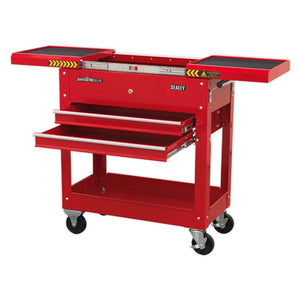 Sealey Mobile Tool & Parts Trolley - Red