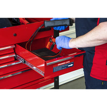 Load image into Gallery viewer, Sealey Heavy-Duty Mobile Tool &amp; Parts Trolley - 5 Drawers &amp; Lockable Top - Red

