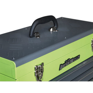 Sealey Toolchest 3 Drawer Portable, Ball-Bearing Slides - Green/Grey