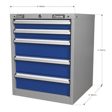 Load image into Gallery viewer, Sealey Cabinet Industrial 5 Drawer (API5655A)
