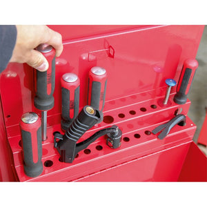 Sealey Side Cabinet for Long Handle Tools - Red