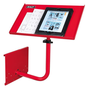 Sealey Laptop & Tablet Stand 440mm - Red (Premier)