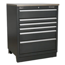 Load image into Gallery viewer, Sealey 1.7M Corner Storage System - Stainless Worktop (Premier)
