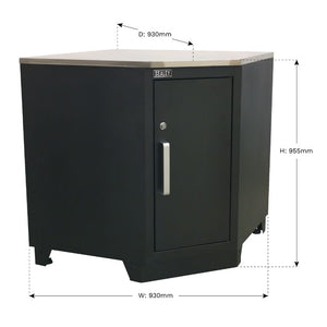 Sealey Modular Corner Floor Cabinet 930mm Heavy-Duty