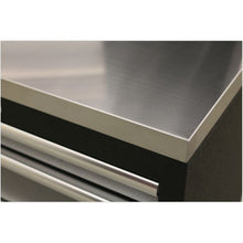 Load image into Gallery viewer, Sealey Superline PRO 1.96M Storage System - Stainless Steel Worktop (APMSSTACK10SS)
