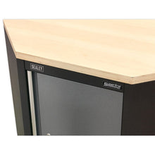 Load image into Gallery viewer, Sealey Pressed Wood Worktop for Modular Corner Cabinet 865mm
