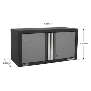 Sealey Modular Wall Cabinet 2 Door 680mm