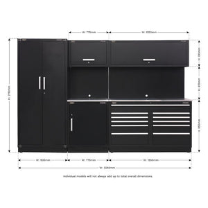 Sealey 3.3M Storage System - Stainless Worktop (APMSCOMBO2SS) (Premier)