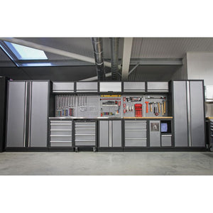 Sealey Superline PRO 4.9M Storage System - Wood Worktop
