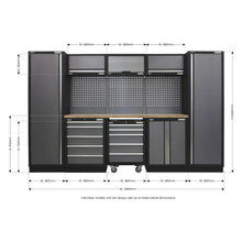 Load image into Gallery viewer, Sealey Superline PRO 3.2M Storage System - Wood Worktop
