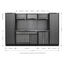 Load image into Gallery viewer, Sealey Superline PRO 3.24M Storage System - Stainless Steel Worktop
