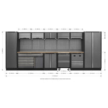 Load image into Gallery viewer, Sealey Superline PRO 4.9M Storage System - Pressed Wood Worktop (APMSSTACK16W)
