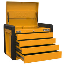 Load image into Gallery viewer, Sealey 4 Drawer Push-to-Open Topchest, Ball-Bearing Slides - Orange

