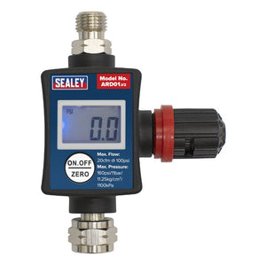 Sealey On-Gun Digital Pressure Regulator/Gauge