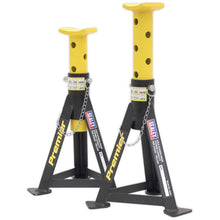 Load image into Gallery viewer, Sealey Axle Stands (Pair) 3 Tonne Capacity per Stand - Yellow

